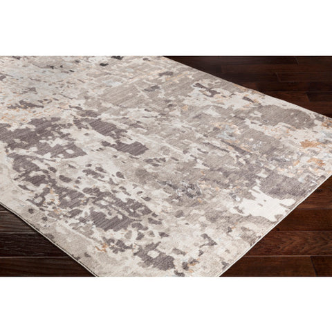 Image of Surya Crescendo Modern Camel, Dark Brown, Khaki, Silver Gray Rugs CRC-1011