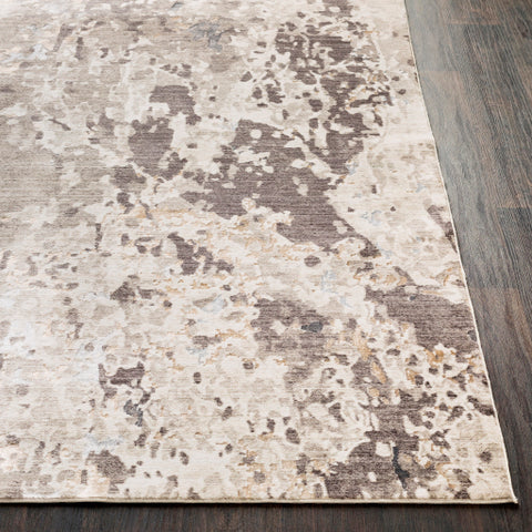 Image of Surya Crescendo Modern Camel, Dark Brown, Khaki, Silver Gray Rugs CRC-1011