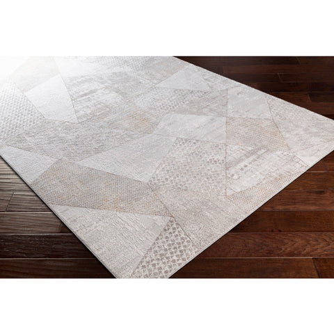 Image of Surya Carmel Modern Ivory, Light Gray, Medium Gray, Taupe, White Rugs CRL-2303