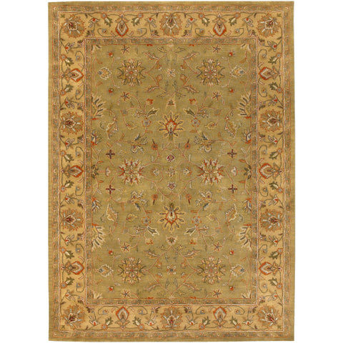 Image of Surya Crowne Traditional Camel, Khaki, Ivory, Dark Brown Rugs CRN-6001