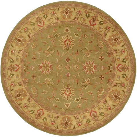 Image of Surya Crowne Traditional Camel, Khaki, Ivory, Dark Brown Rugs CRN-6001