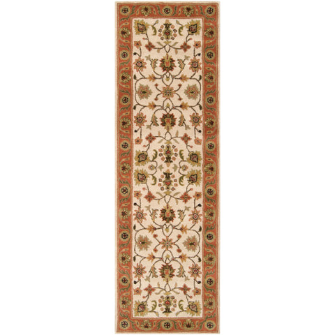 Image of Surya Crowne Traditional Beige, Camel, Dark Brown, Black, Khaki, Dark Red, Medium Gray, Wheat, Taupe Rugs CRN-6004