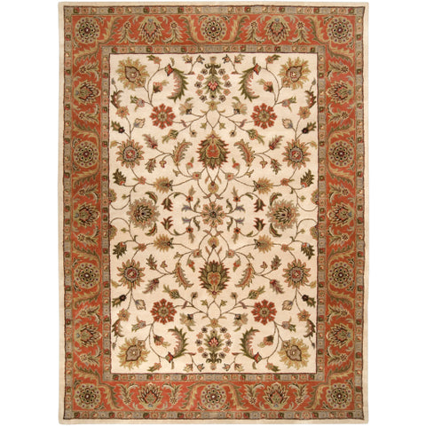 Image of Surya Crowne Traditional Beige, Camel, Dark Brown, Black, Khaki, Dark Red, Medium Gray, Wheat, Taupe Rugs CRN-6004