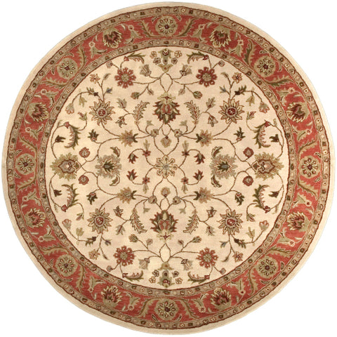 Image of Surya Crowne Traditional Beige, Camel, Dark Brown, Black, Khaki, Dark Red, Medium Gray, Wheat, Taupe Rugs CRN-6004