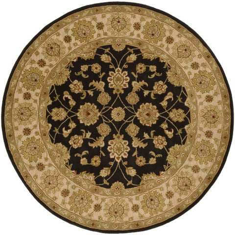 Image of Surya Crowne Traditional Black, Taupe, Khaki, Dark Brown, Olive, Clay, Dark Red, Camel Rugs CRN-6009