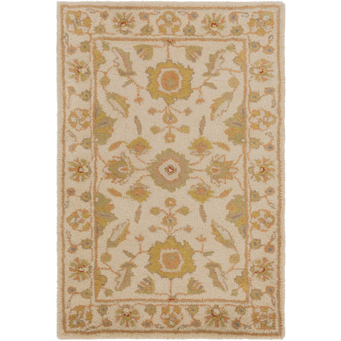Image of Surya Crowne Traditional Beige, Camel, Wheat, Dark Red, Dark Brown, Olive, Taupe, Charcoal, Light Gray Rugs CRN-6011