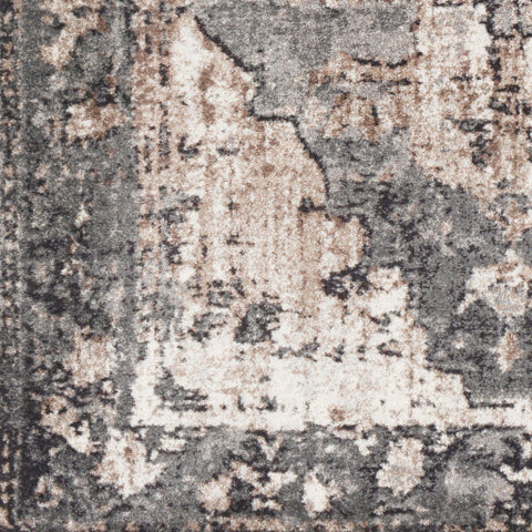 Image of Surya Chelsea Traditional Charcoal, Dark Brown, Camel, Medium Gray, Ivory Rugs CSA-2304