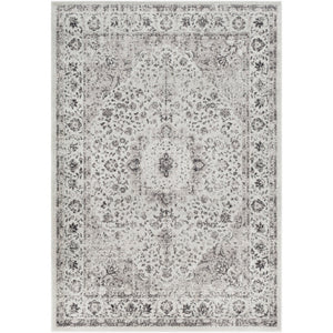 Surya Chelsea Traditional Medium Gray, Charcoal, Ivory Rugs CSA-2306