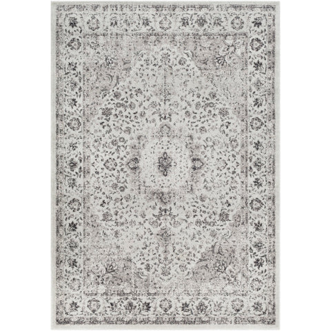 Image of Surya Chelsea Traditional Medium Gray, Charcoal, Ivory Rugs CSA-2306