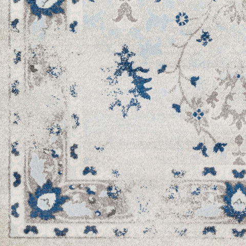 Image of Surya Chelsea Traditional Dark Blue, Navy, Pale Blue, Medium Gray, Charcoal, Ivory Rugs CSA-2316