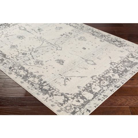 Image of Surya Chelsea Traditional Charcoal, Medium Gray, Ivory Rugs CSA-2325