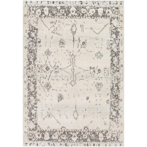 Image of Surya Chelsea Traditional Charcoal, Medium Gray, Ivory Rugs CSA-2325