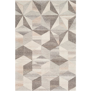 Surya Cassini Modern Cream, Taupe, Medium Gray, Dark Brown, Camel Rugs CSI-1001