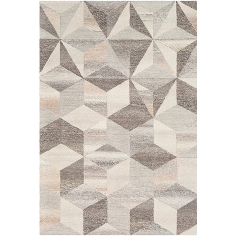 Image of Surya Cassini Modern Cream, Taupe, Medium Gray, Dark Brown, Camel Rugs CSI-1001