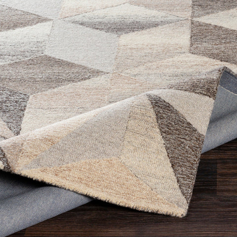 Image of Surya Cassini Modern Cream, Taupe, Medium Gray, Dark Brown, Camel Rugs CSI-1001