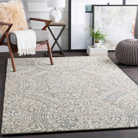 Image of Surya Cassini Traditional Camel, Cream, Taupe, Charcoal Rugs CSI-1004