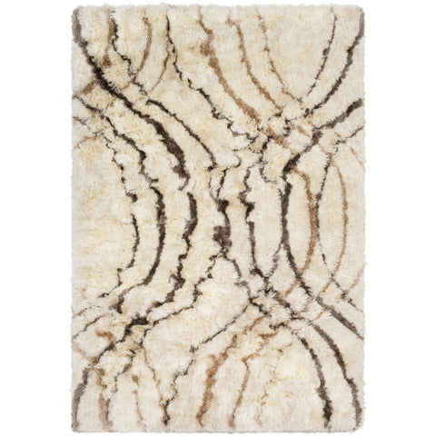 Image of Surya Corsair Modern Cream, Charcoal, Tan Rugs CSR-1004