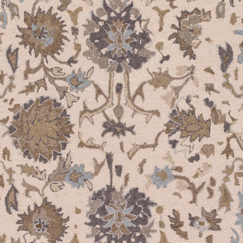 Image of Surya Castille Traditional Khaki, Dark Brown, Denim, Medium Gray Rugs CTL-2012