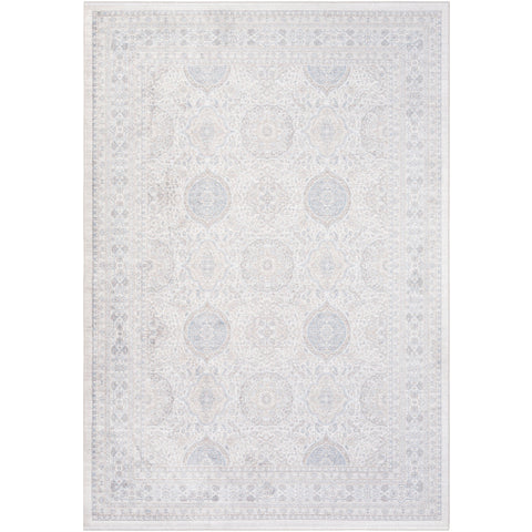 Image of Surya Couture Traditional Dark Brown, Camel, Light Gray, Pale Blue, Denim Rugs CTU-2300