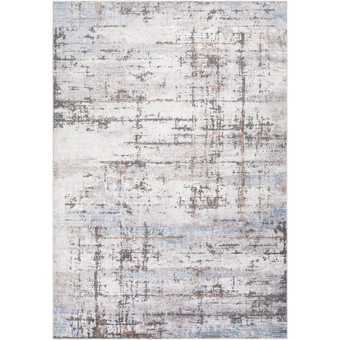 Image of Surya Couture Modern Charcoal, Camel, Light Gray, Pale Blue, Denim, Dark Brown Rugs CTU-2301