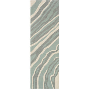 Surya Courtyard Coastal Medium Gray, Light Gray, Beige Rugs CTY-4045