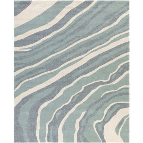 Image of Surya Courtyard Coastal Medium Gray, Light Gray, Beige Rugs CTY-4045