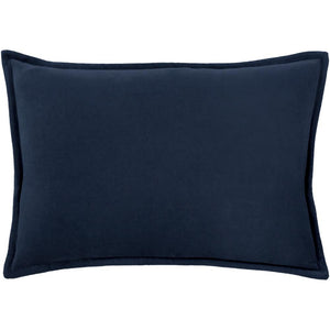 Surya Cotton Velvet Solid & Border Charcoal Pillow Kit CV-009-Wanderlust Rugs