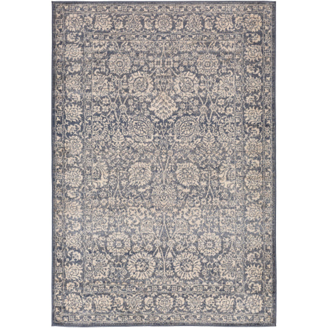 Image of Surya City Light Modern Denim, Charcoal, Cream Rugs CYL-2302