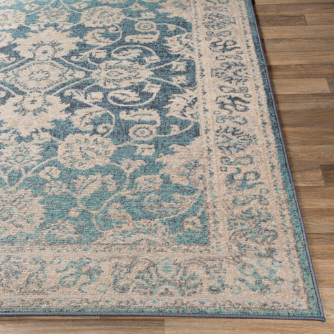 Image of Surya City Light Modern Aqua, Denim, Wheat, Cream, Light Gray, Charcoal Rugs CYL-2307