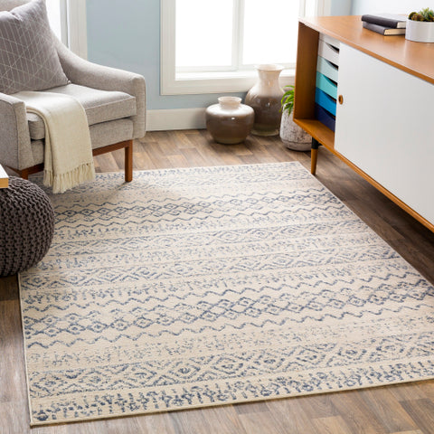 Image of Surya City Light Modern Denim, Wheat, Cream Rugs CYL-2311