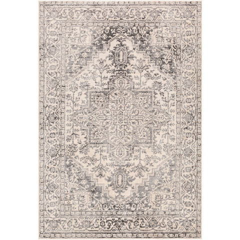 Image of Surya City Light Modern Charcoal, Cream, Wheat, Light Gray, Black Rugs CYL-2313