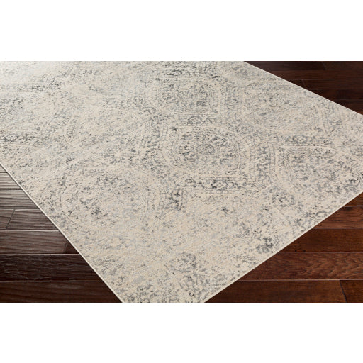 Surya City Light Modern Charcoal, Light Gray, Black, Wheat, Cream Rugs CYL-2318