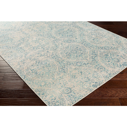 Surya City Light Modern Aqua, Denim, Wheat, Light Gray Rugs CYL-2319