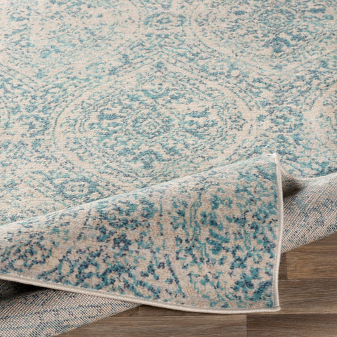 Image of Surya City Light Modern Aqua, Denim, Wheat, Light Gray Rugs CYL-2319