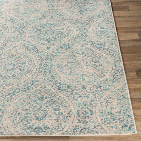 Image of Surya City Light Modern Aqua, Denim, Wheat, Light Gray Rugs CYL-2319