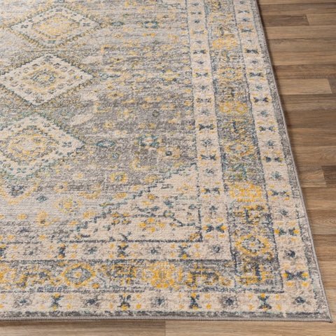 Image of Surya City Light Modern Denim, Saffron, Aqua, Cream, Light Gray, Charcoal Rugs CYL-2320