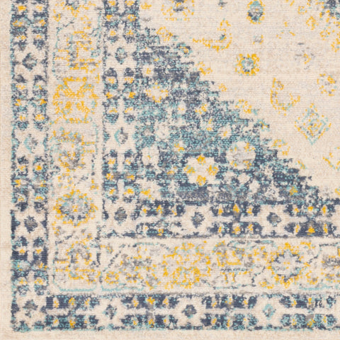 Image of Surya City Light Modern Denim, Saffron, Aqua, Wheat, Cream, Light Gray, Charcoal Rugs CYL-2321