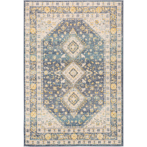 Surya City Light Modern Denim, Saffron, Cream, Wheat, Aqua, Light Gray, Charcoal Rugs CYL-2322