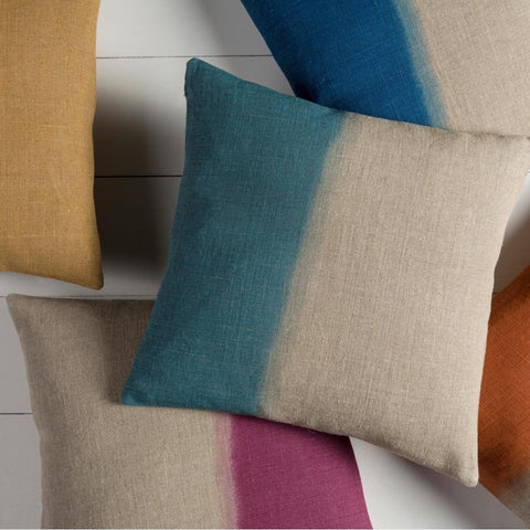 Image of Surya Dip Dyed Modern Khaki, Tan Pillow Kit DD-017-Wanderlust Rugs