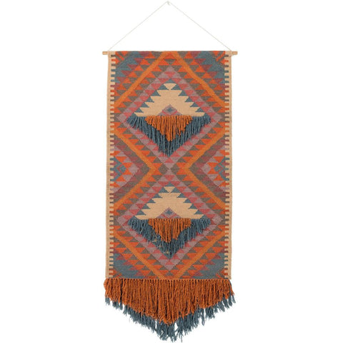 Image of Surya Adia Bohemian/Global Camel, Teal, Khaki, Brick, Mauve, Rose, Dark Brown, Garnet Wall Hangings DIA-1005-Wanderlust Rugs