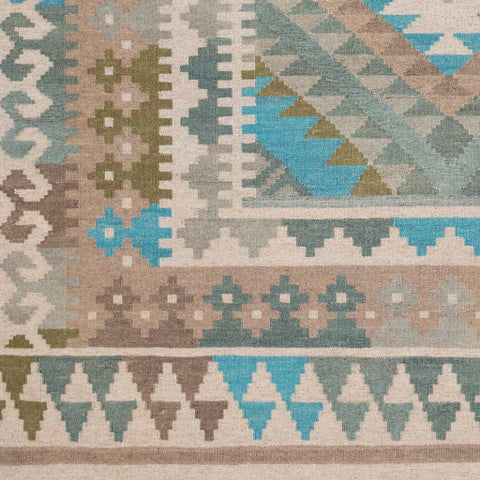 Image of Surya Adia Rustic Sage, Camel, Taupe, Teal, Dark Brown Rugs DIA-2006