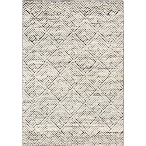 Image of Surya Dersim Global Black, Ivory, Medium Gray Rugs DSM-2310