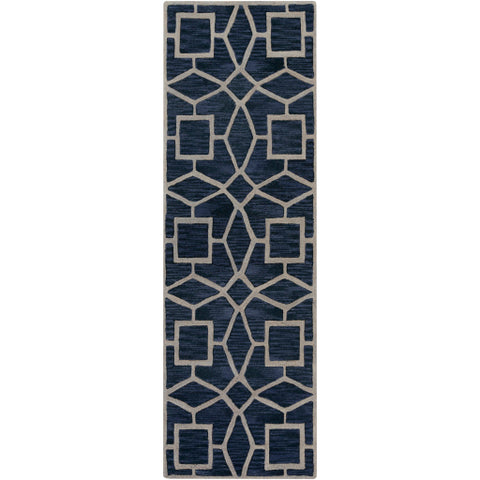 Image of Surya Dream Modern Navy, Light Gray Rugs DST-1169