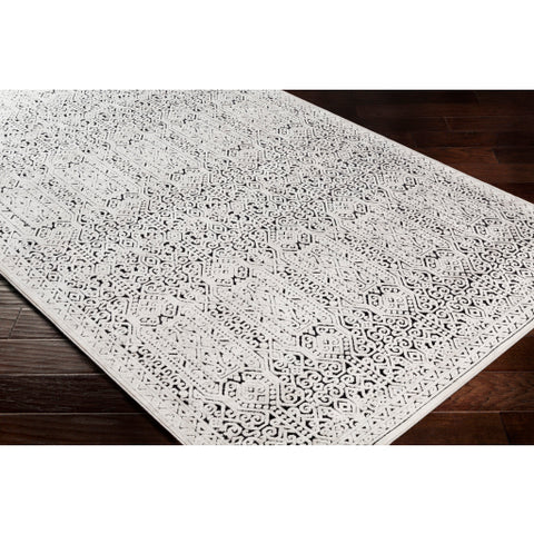 Image of Surya Dantel Global Silver Gray, Black, Taupe Rugs DTL-2302