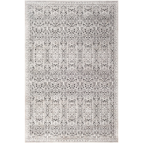 Image of Surya Dantel Global Silver Gray, Black, Taupe Rugs DTL-2302