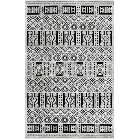 Image of Surya Dantel Global Taupe, Silver Gray, Black Rugs DTL-2304