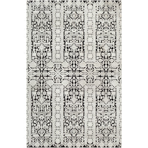 Surya Dantel Global White, Silver Gray, Black Rugs DTL-2305