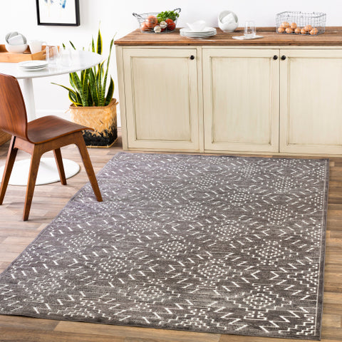 Image of Surya Dantel Traditional Taupe, White Rugs DTL-2323