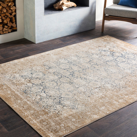 Image of Surya Durham Traditional Beige, Khaki, Taupe, Camel, Medium Gray, Charcoal Rugs DUR-1001