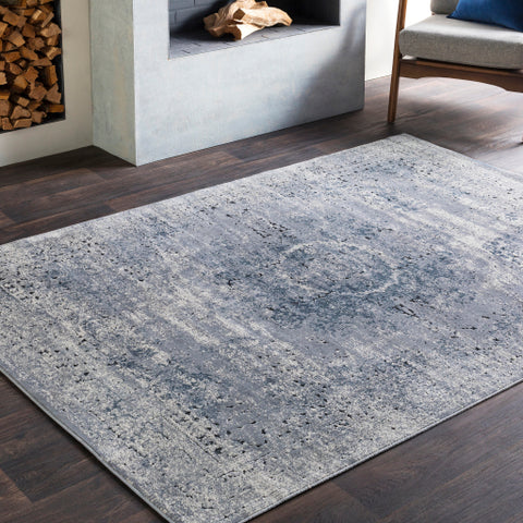 Image of Surya Durham Traditional Medium Gray, Khaki, Charcoal, Black Rugs DUR-1002